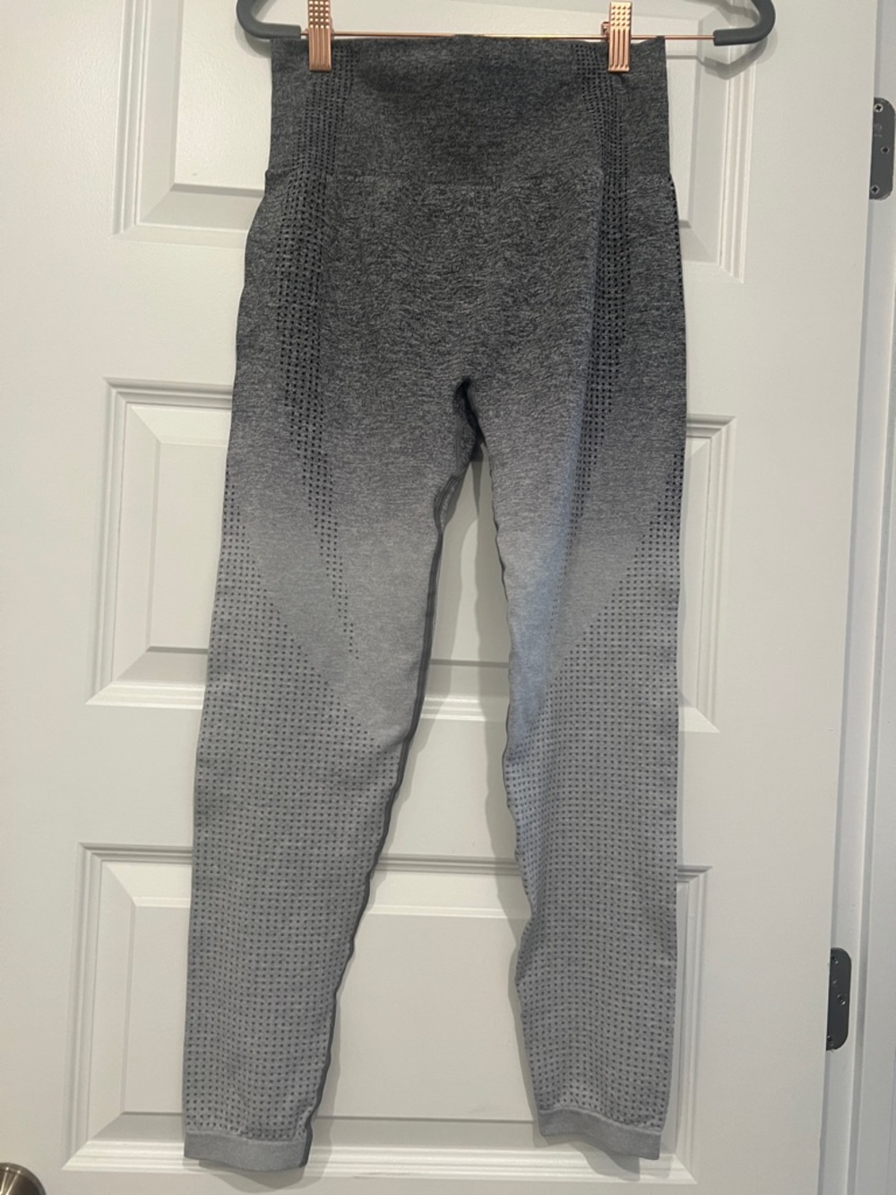 Private Label Seamless Ombre Grey High-Rise Leggings